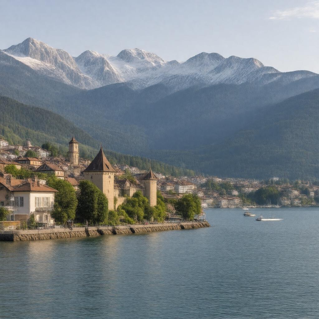 AI-created image of Montreux