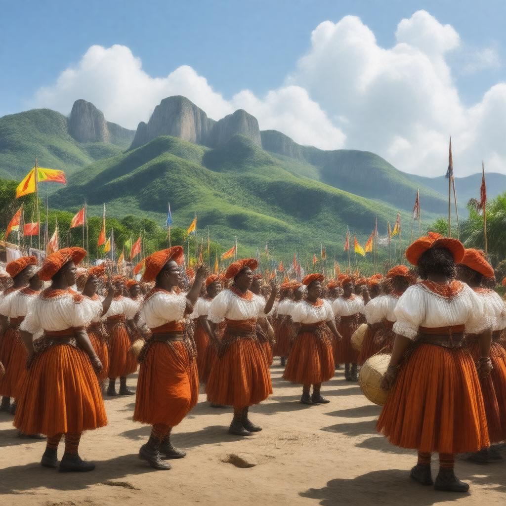 AI-created image of Montserrat Day