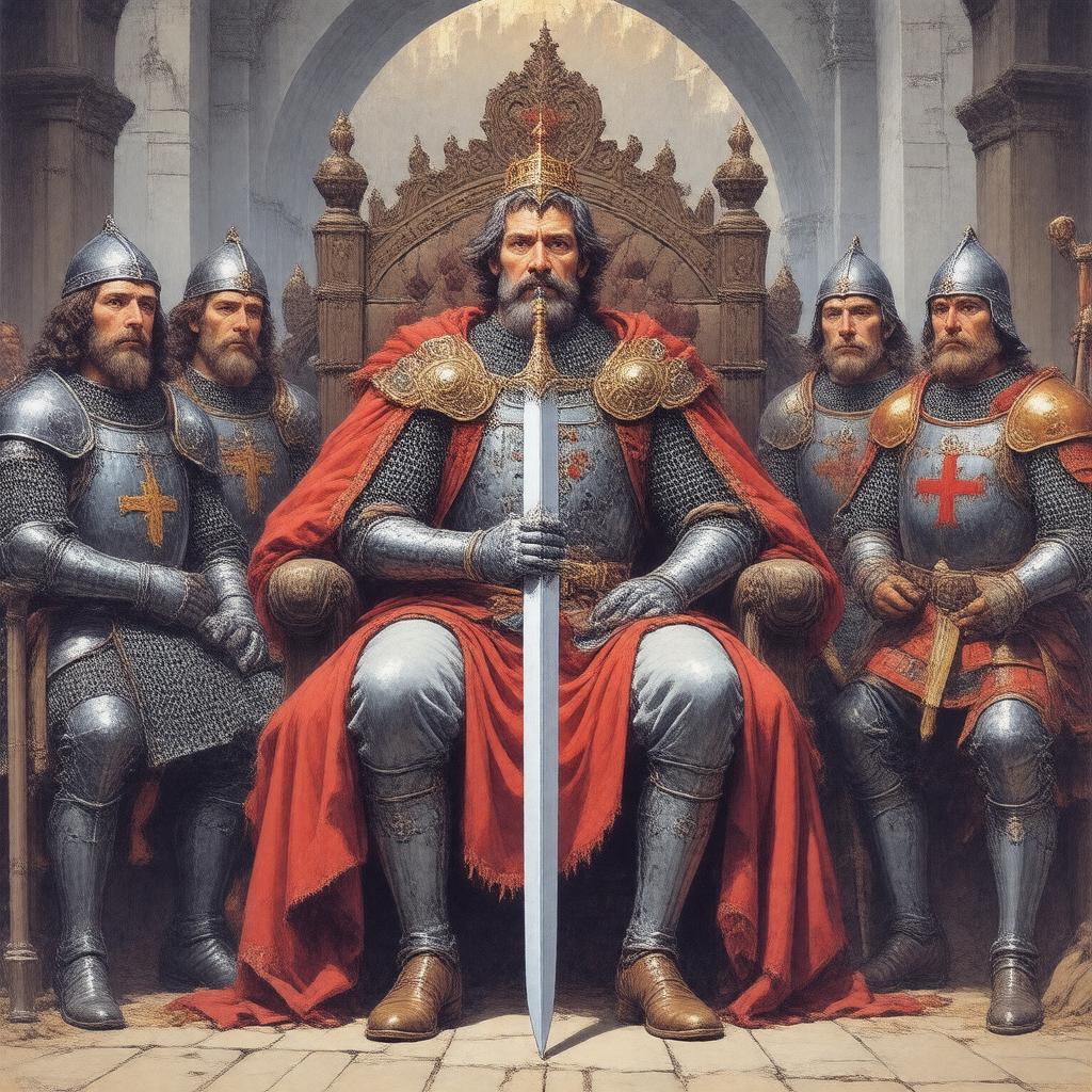 Click to view larger image AI-created image of Monty Python and the Holy Grail
