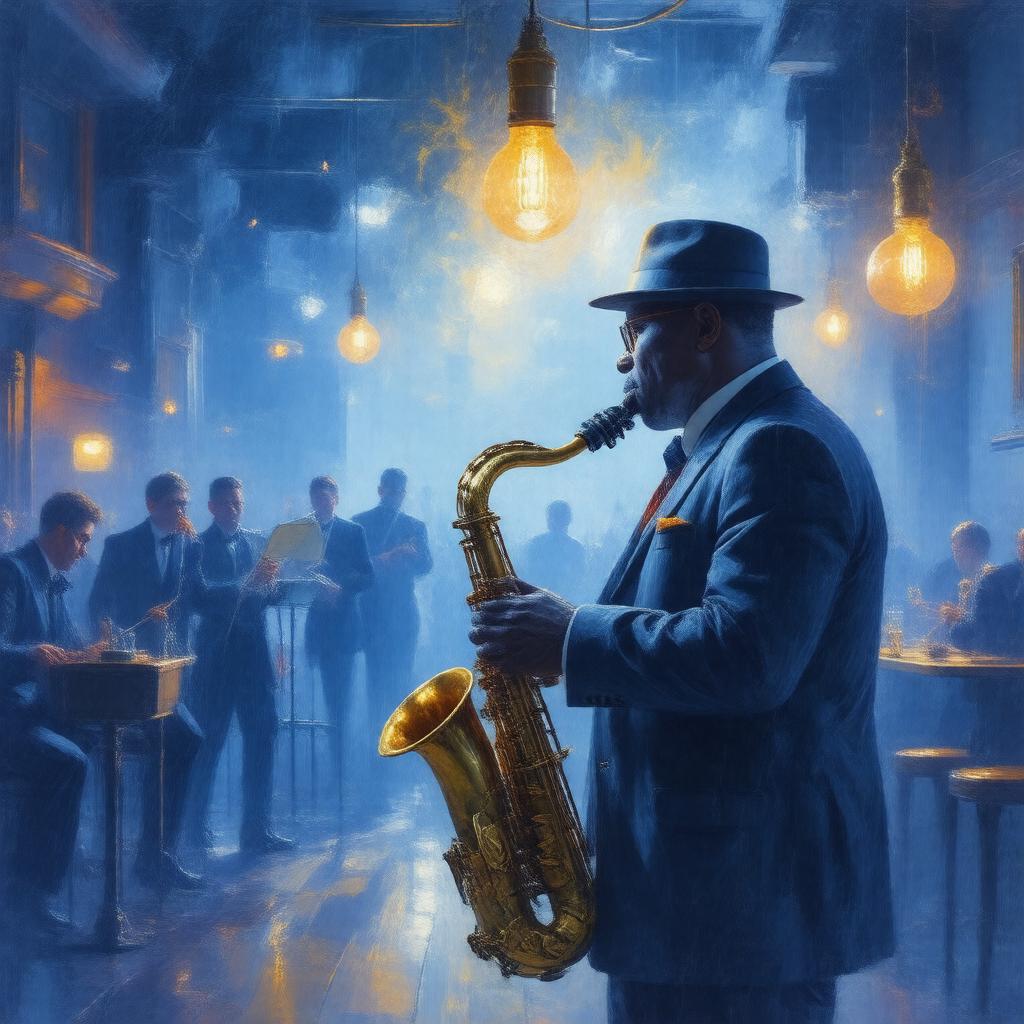 AI-created image of Mood Indigo