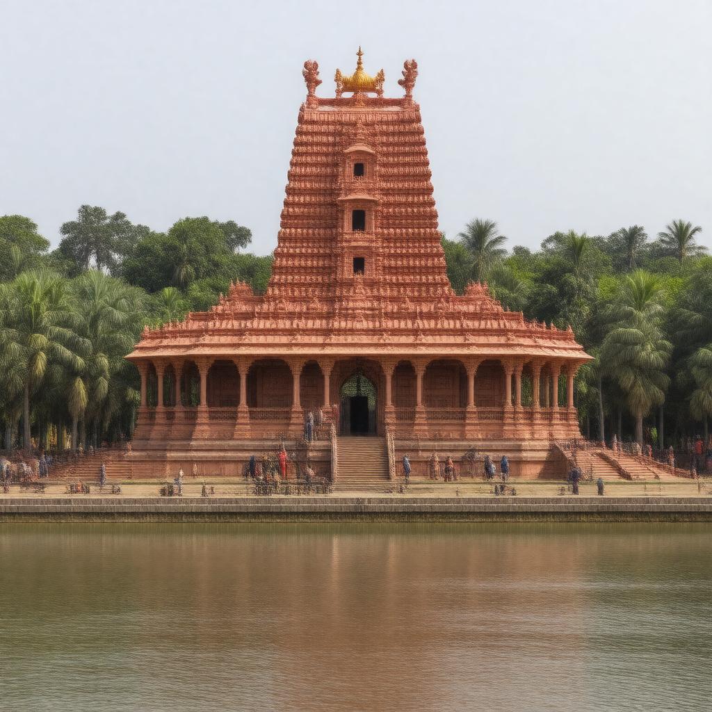 AI-created image of Mookambika Temple