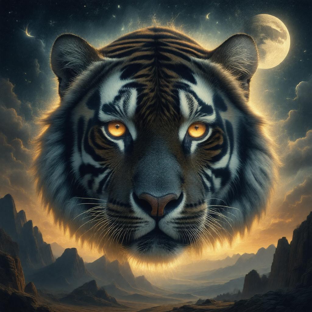 AI-created image of Moon Tiger