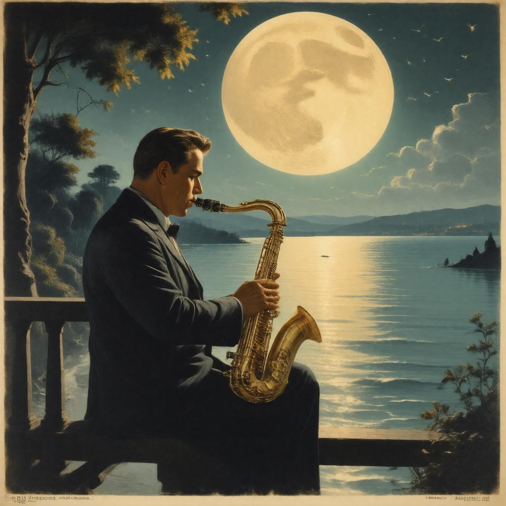 AI-created image of Moonlight Serenade