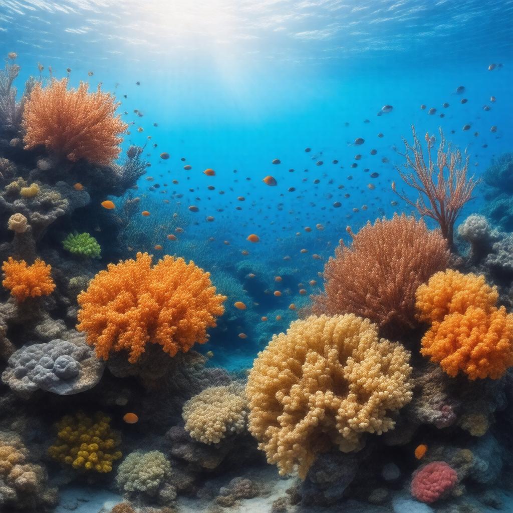 Click to view larger image AI-created image of Moorea Coral Reef LTER