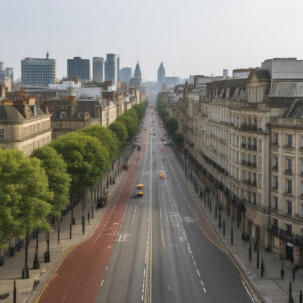 AI-created image of Moorgate
