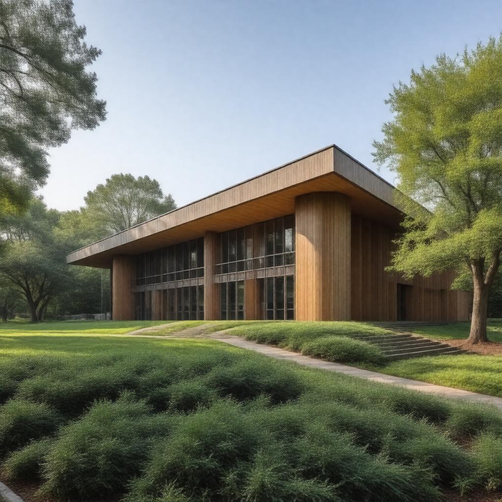 AI-created image of Moorland-Spingarn Research Center
