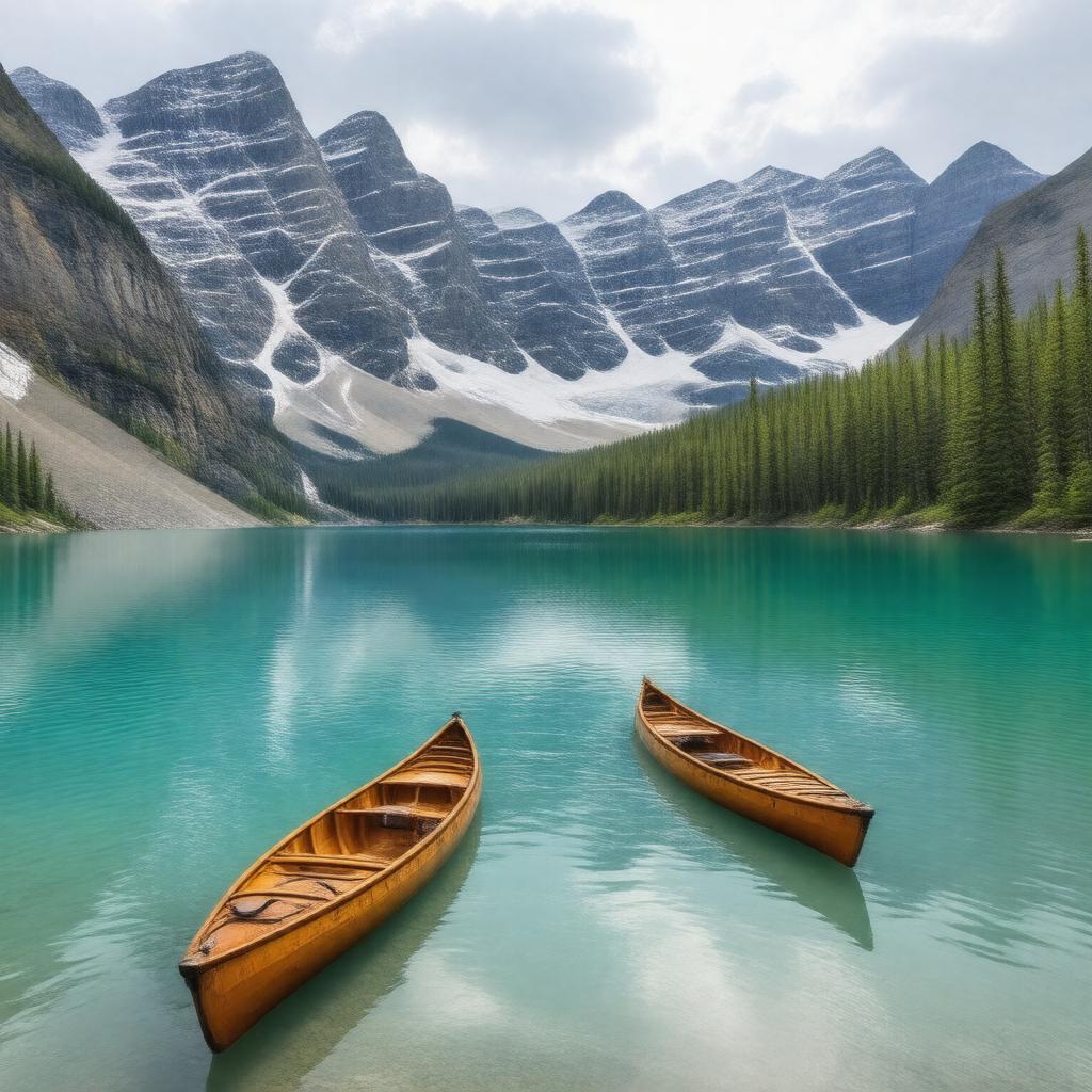 AI-created image of Moraine Lake
