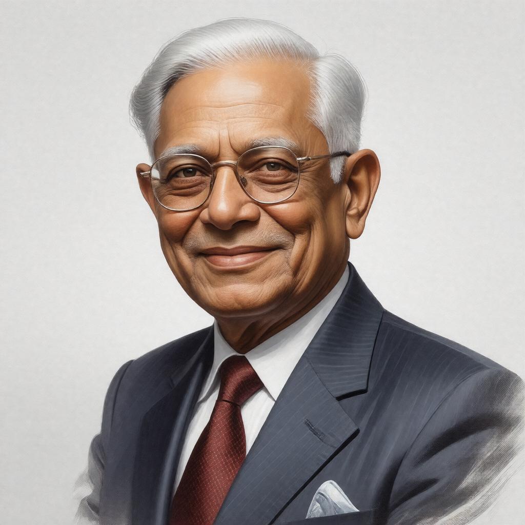 AI-created image of Morarji Desai