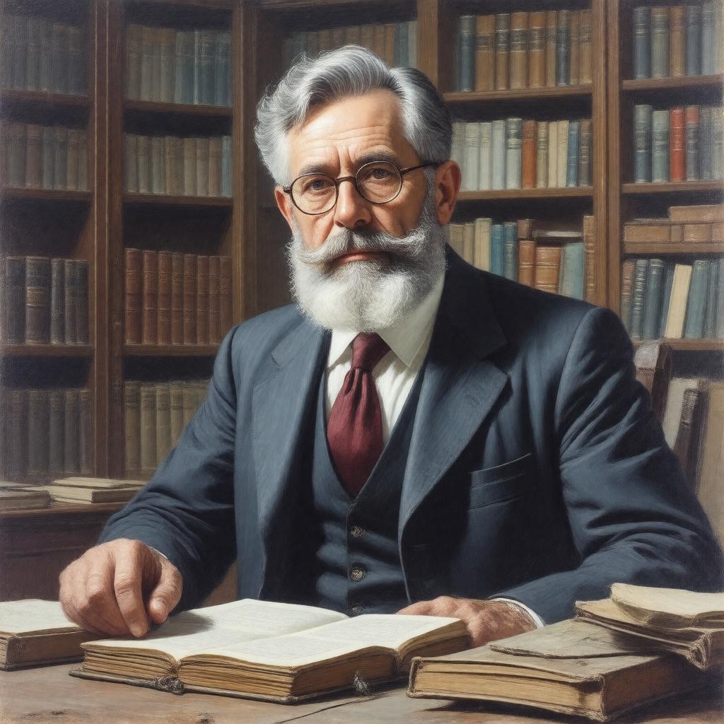 AI-created image of Mordecai Kaplan