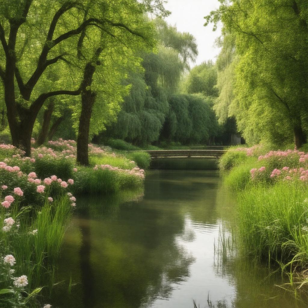 AI-created image of Morden Hall Park