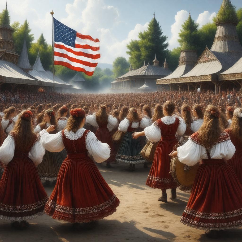 Click to view larger image AI-created image of Mordvin Americans