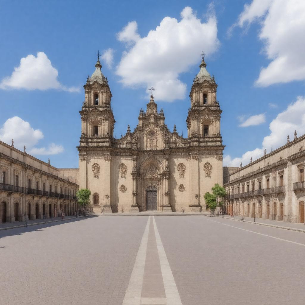 AI-created image of Morelia, Mexico