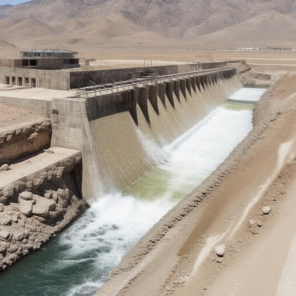AI-created image of Morelos Dam