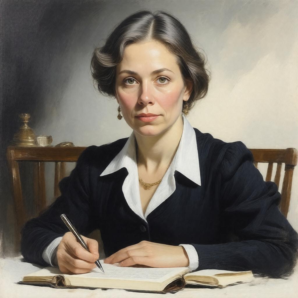 AI-created image of Morgan Lloyd Malcolm