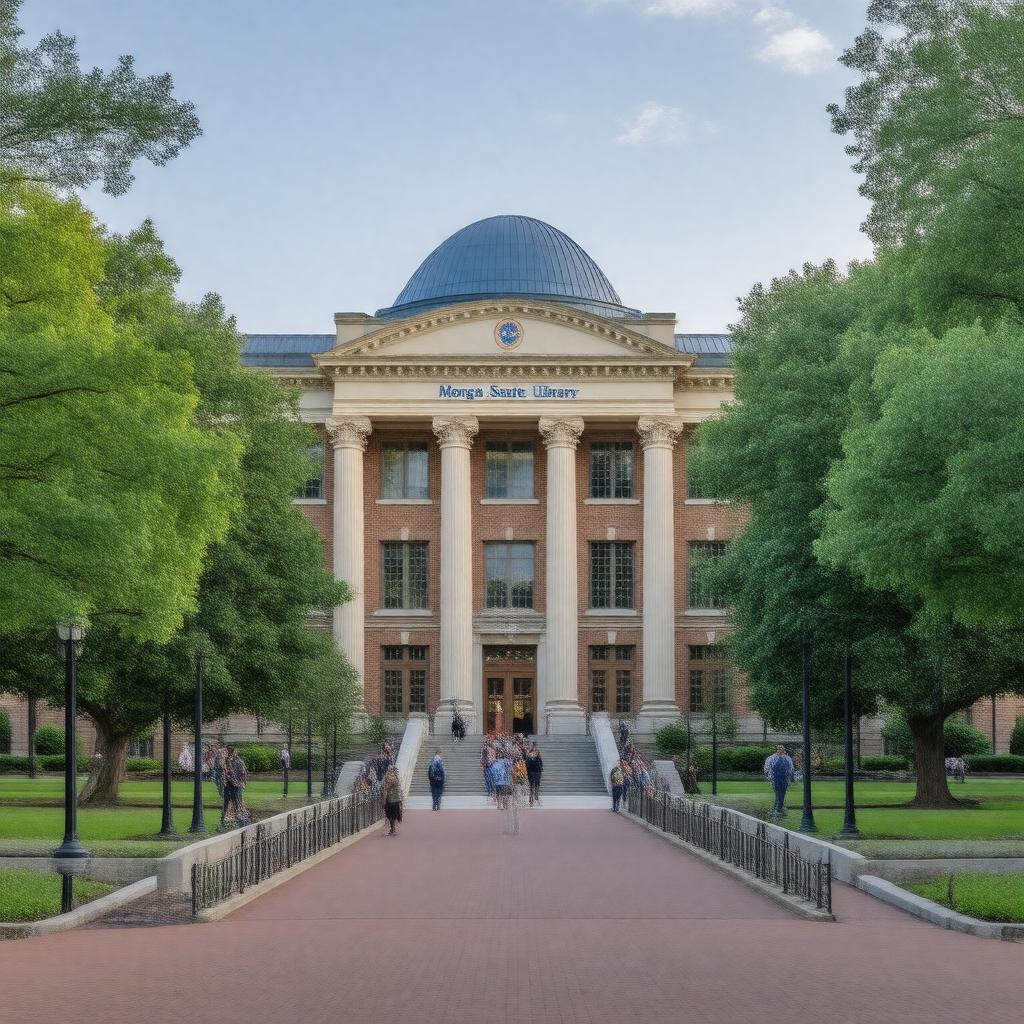 AI-created image of Morgan State University