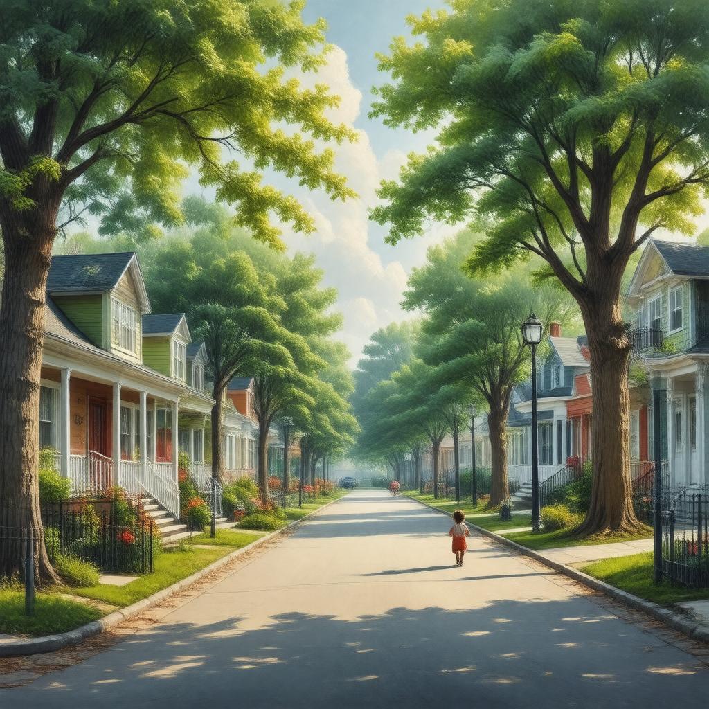 Click to view larger image AI-created image of Morgan Village