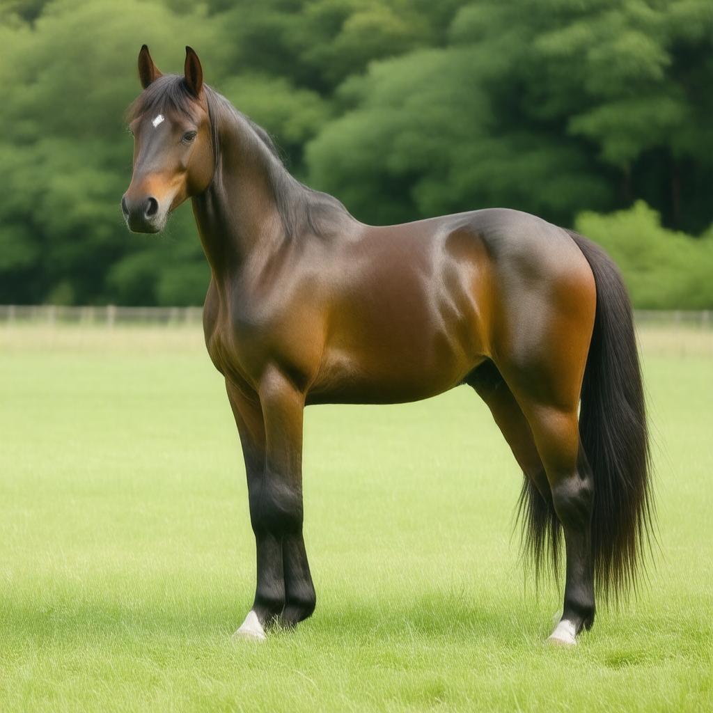 AI-created image of Morgan horse