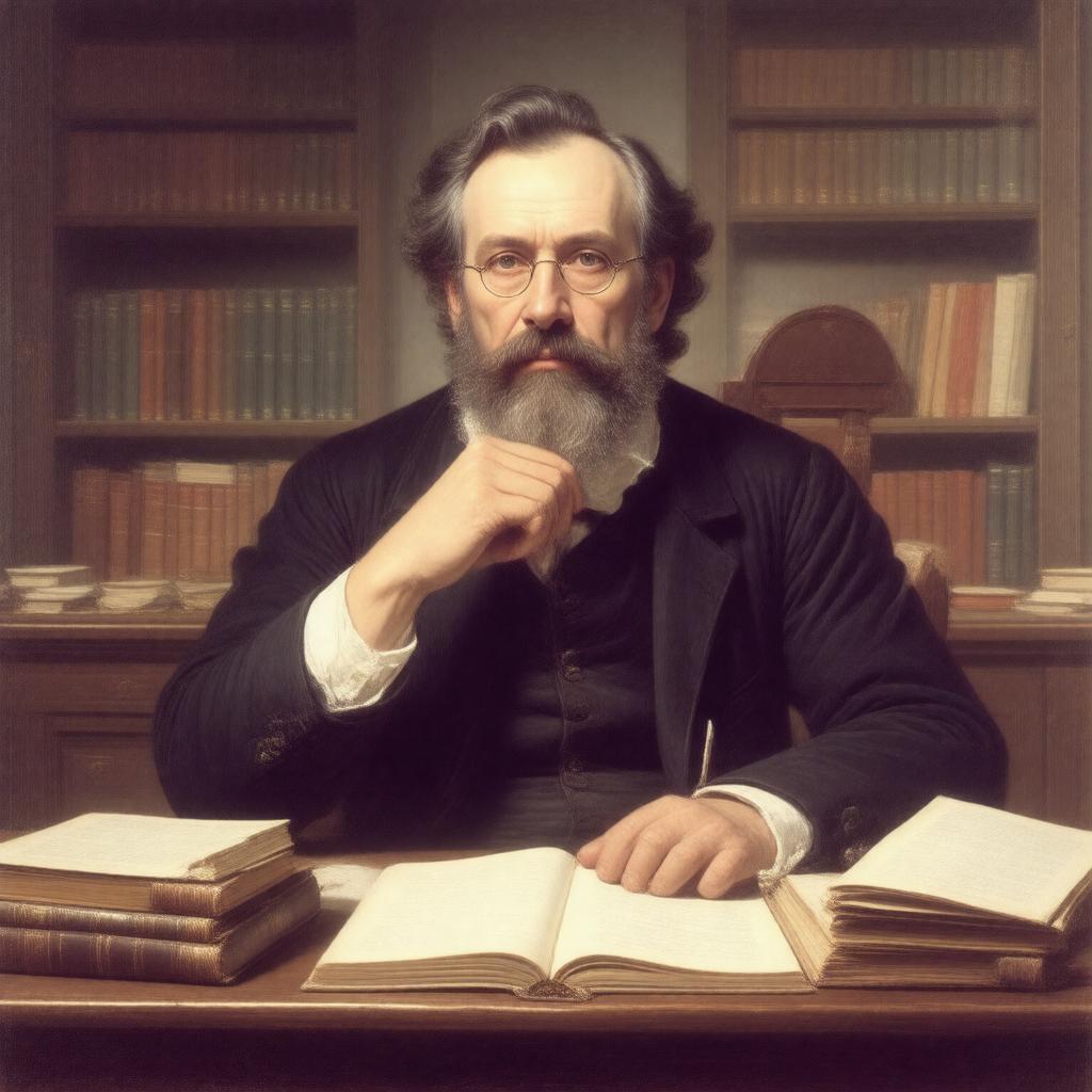 AI-created image of Moritz Lazarus