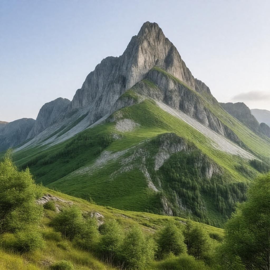 AI-created image of Morne de la Grande Montagne