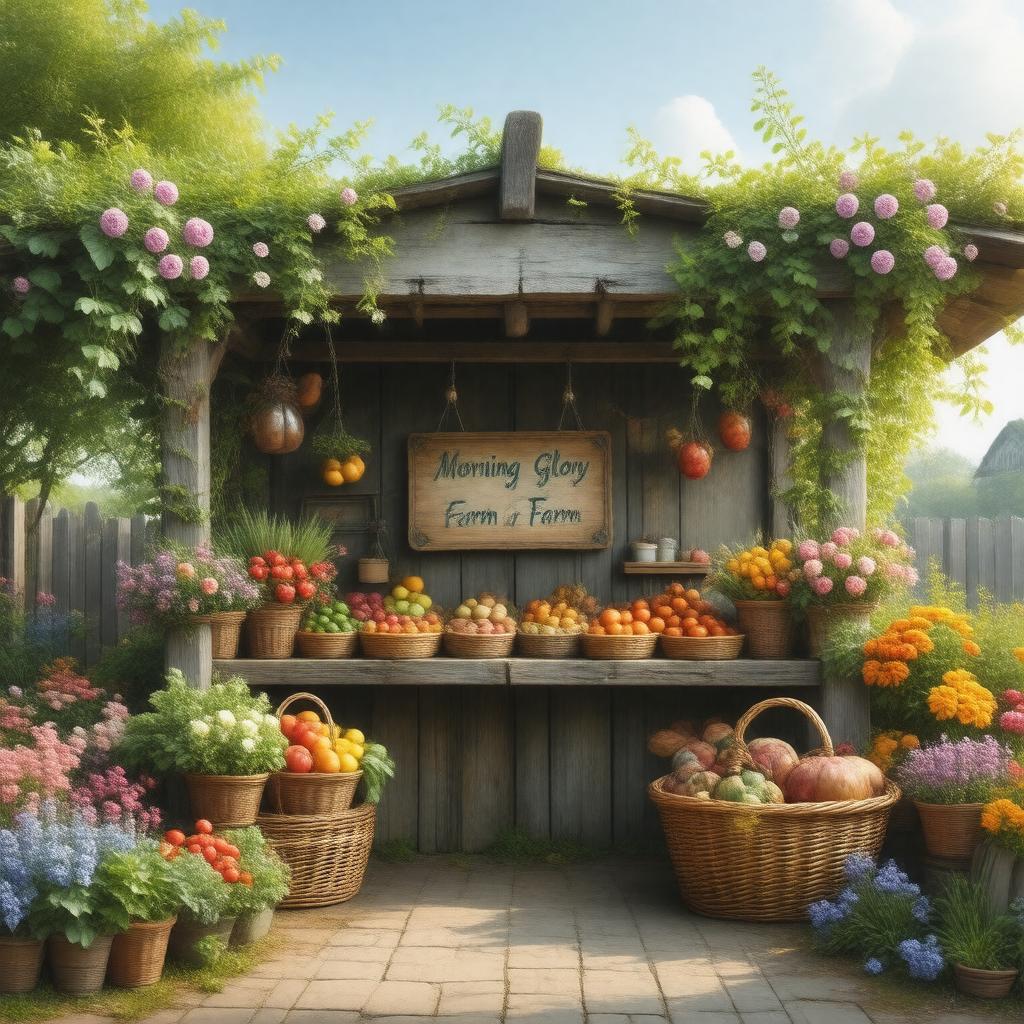 AI-created image of Morning Glory Farm