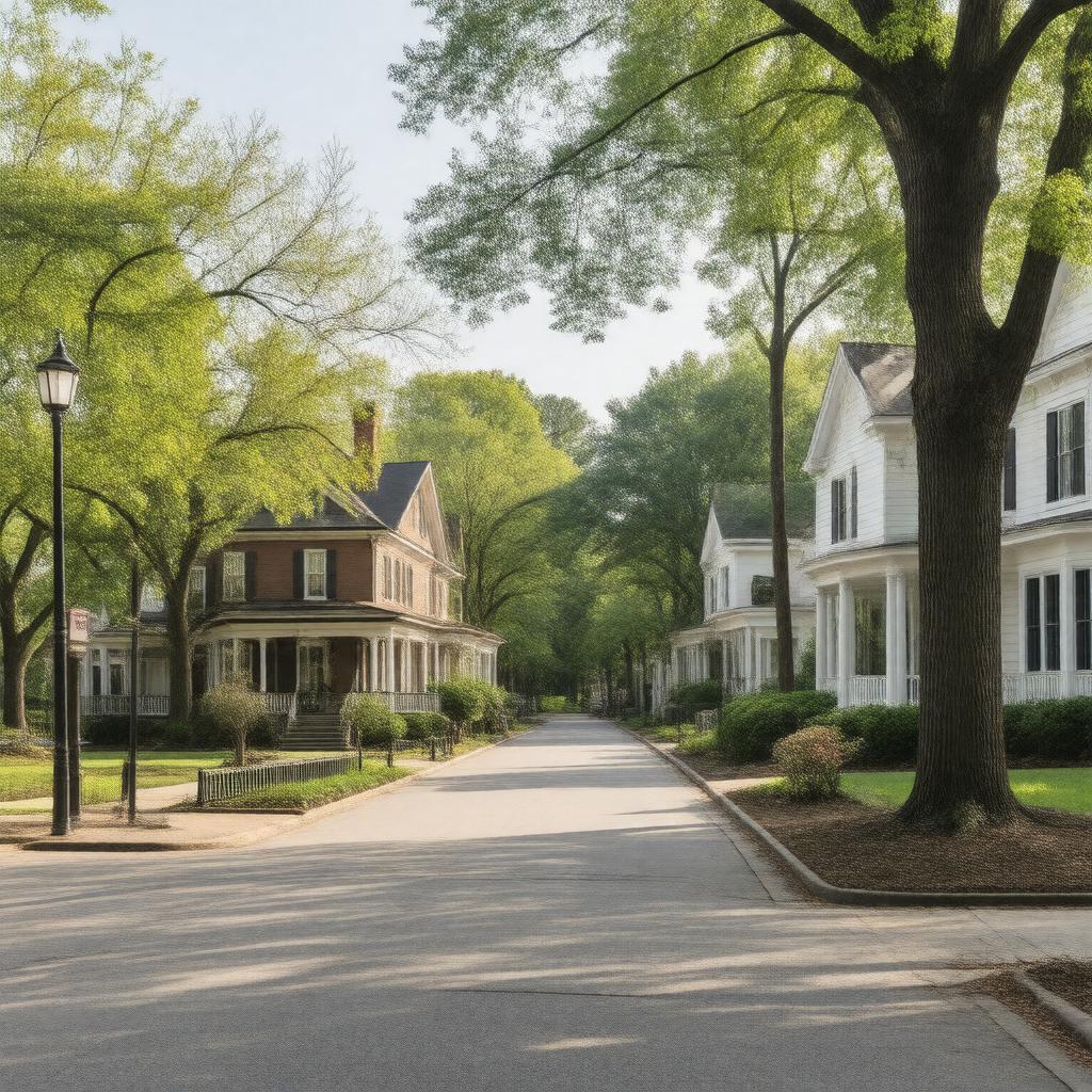 AI-created image of Morningside-Lenox Park