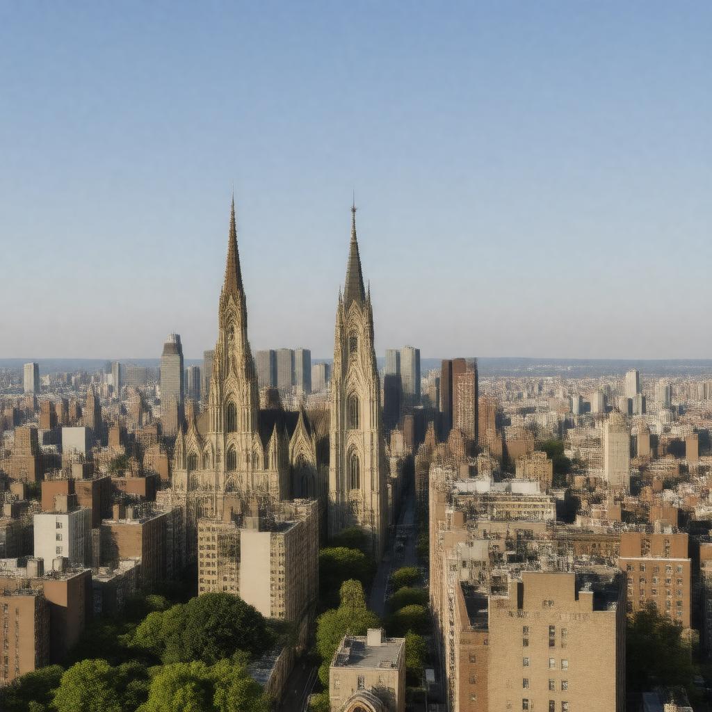 AI-created image of Morningside Heights