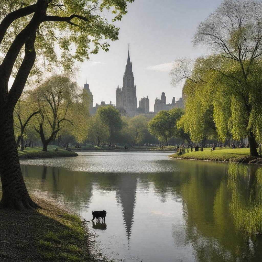 AI-created image of Morningside Park