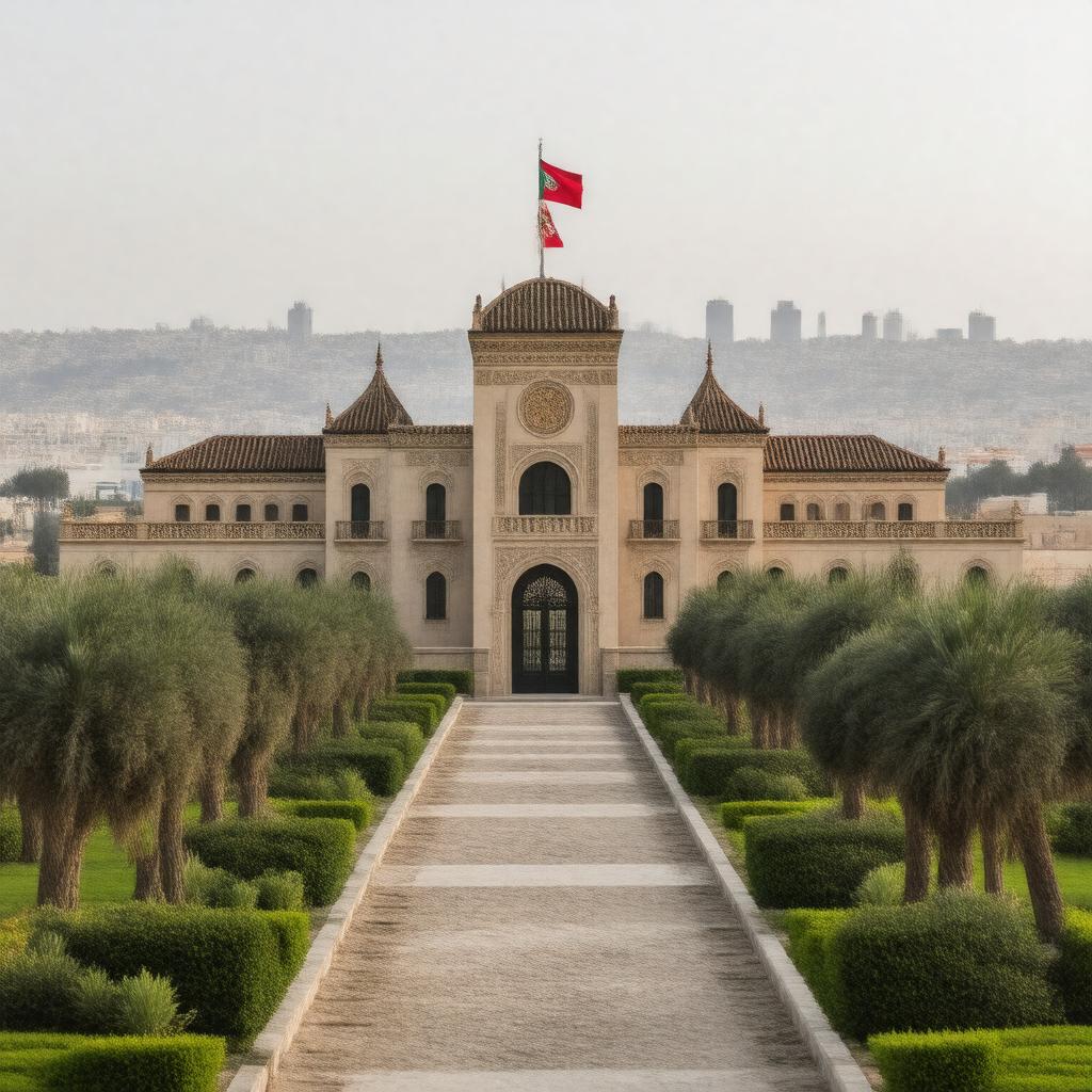 Click to view larger image AI-created image of Moroccan Embassy