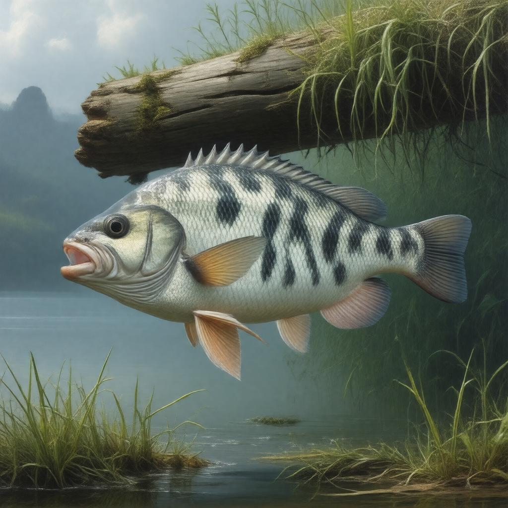 AI-created image of Morone americana