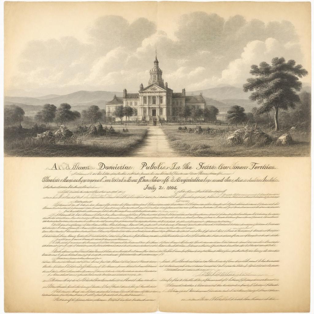 AI-created image of Morrill Act of 1862