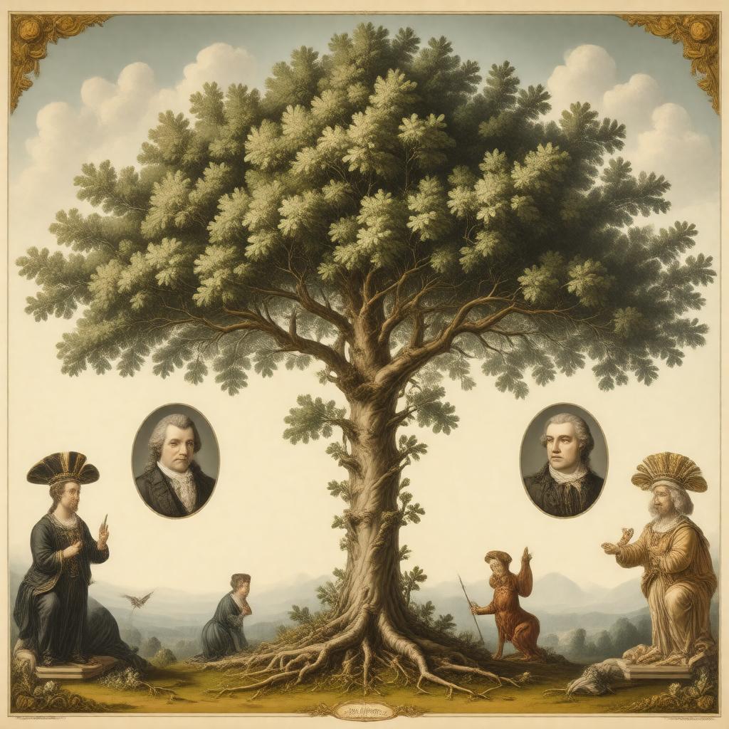 AI-created image of Morris Family