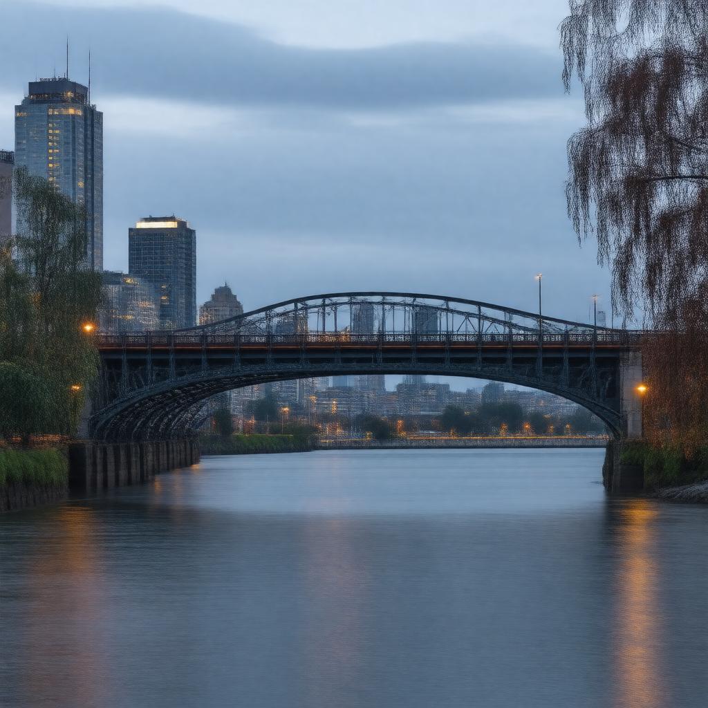 AI-created image of Morrison Bridge