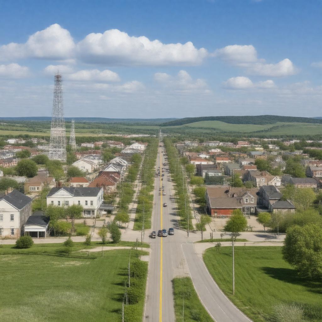 AI-created image of Morrison, Illinois, United States