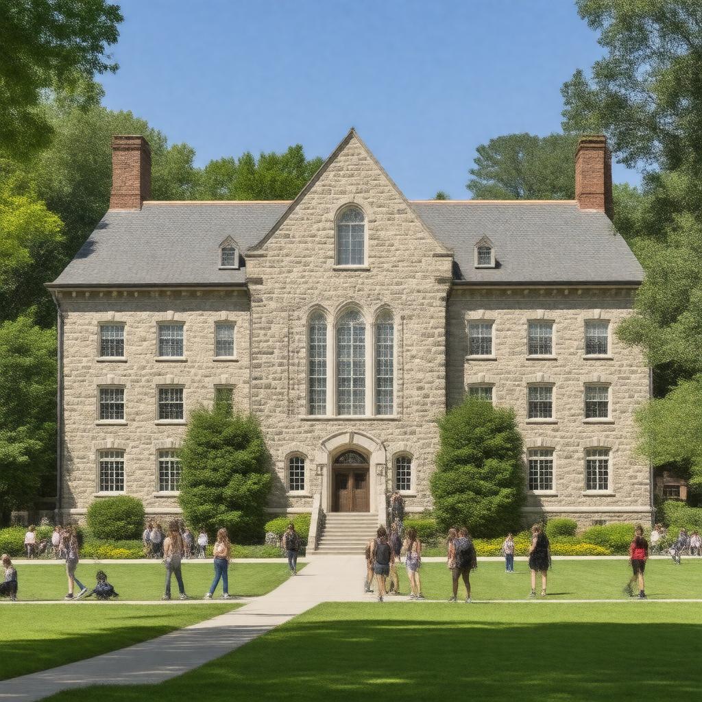 AI-created image of Morriss Hall