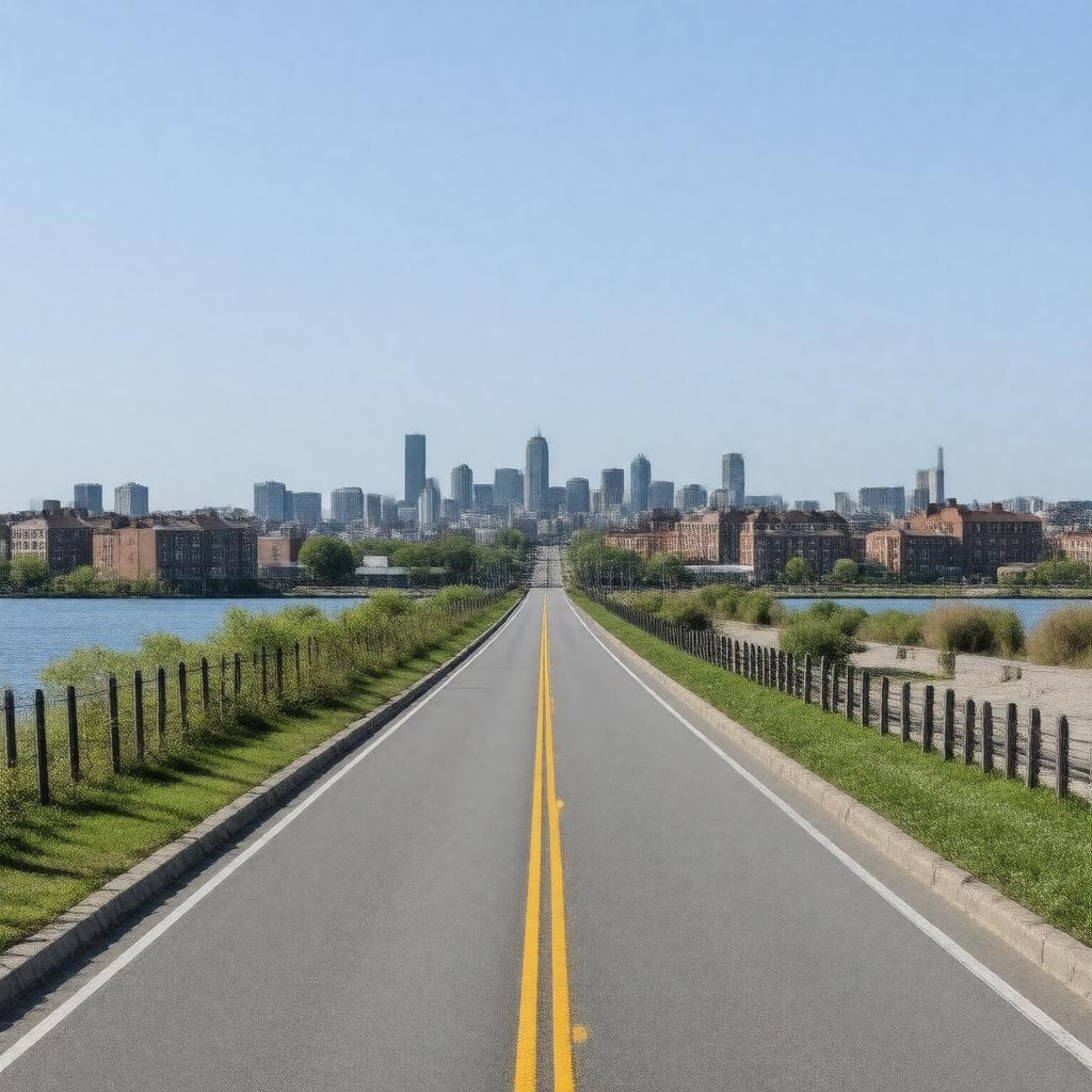 AI-created image of Morrissey Boulevard