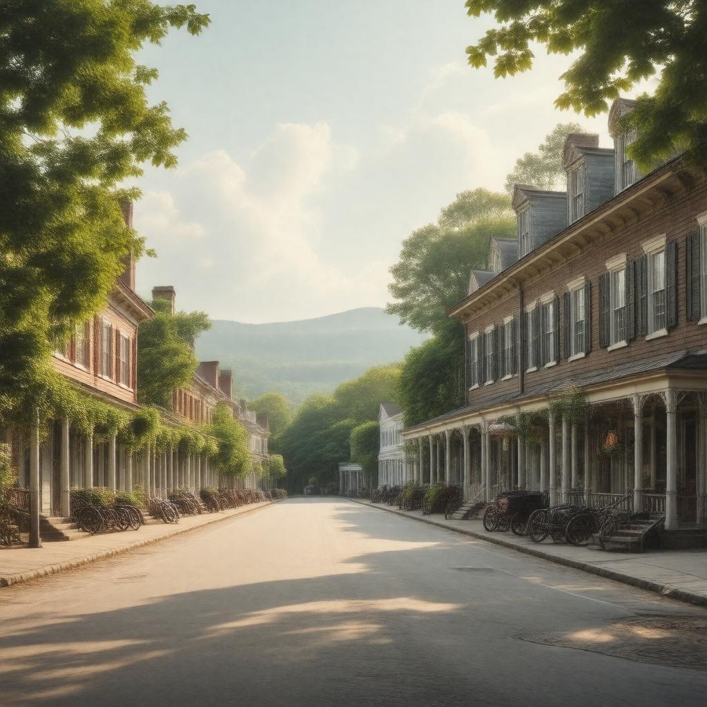 AI-created image of Morristown, New Jersey