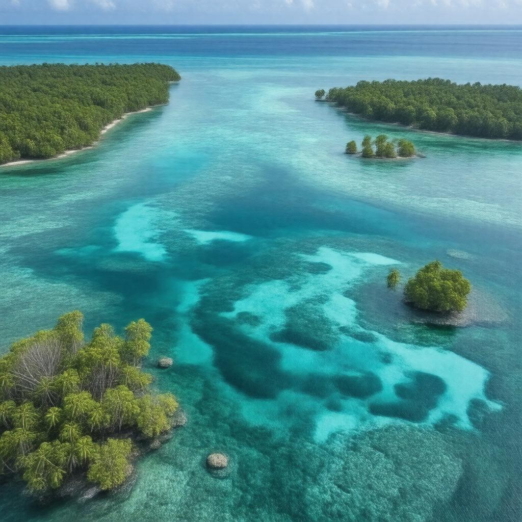 AI-created image of Morrocoy National Park