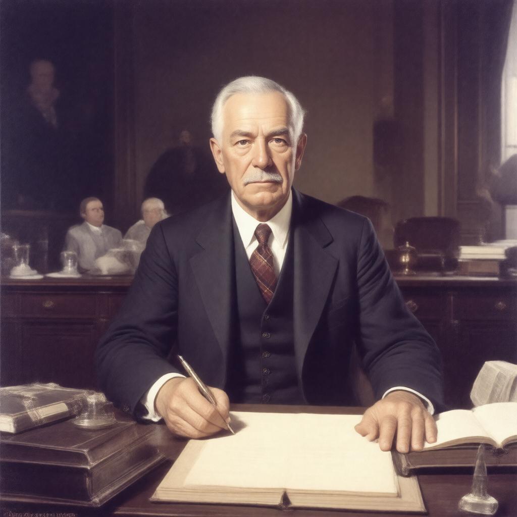 Click to view larger image AI-created image of Mortimer Perry Burroughs