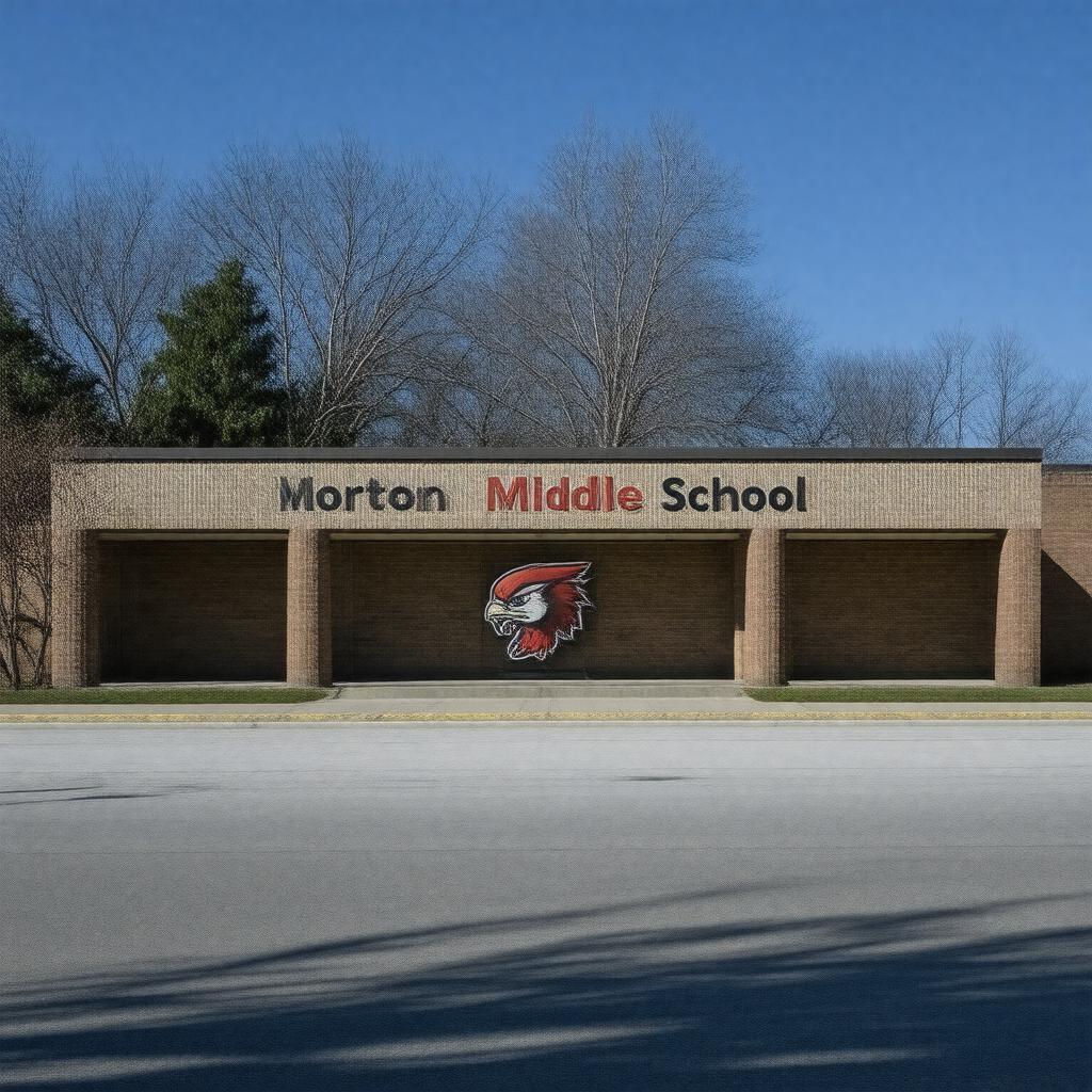 AI-created image of Morton Middle School
