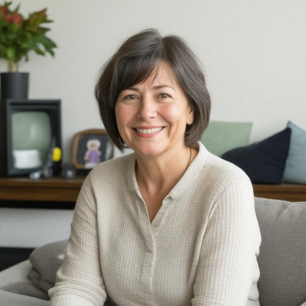 AI-created image of Morwenna Banks