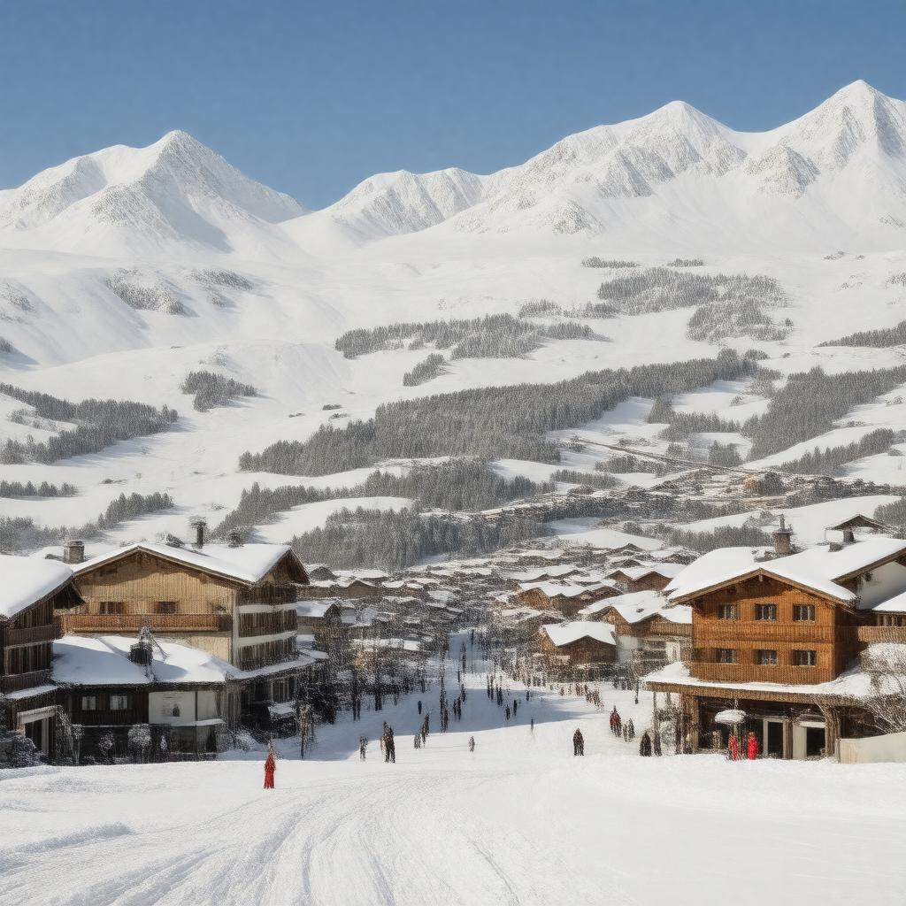 AI-created image of Morzine, France