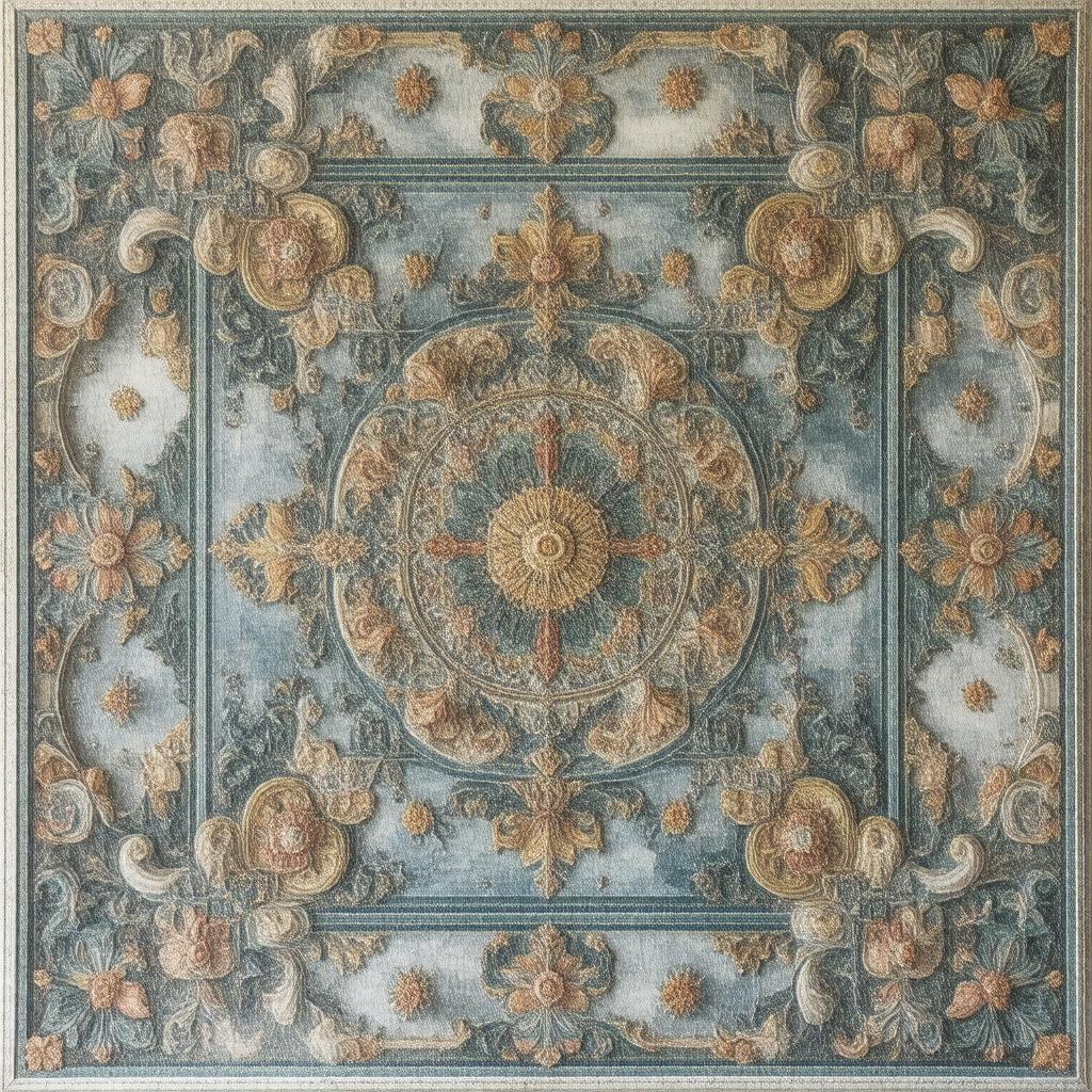 Click to view larger image AI-created image of Mosaic Ceiling by Terry Hoff