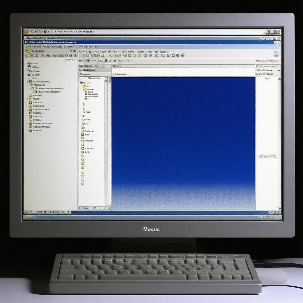 AI-created image of Mosaic (web browser)