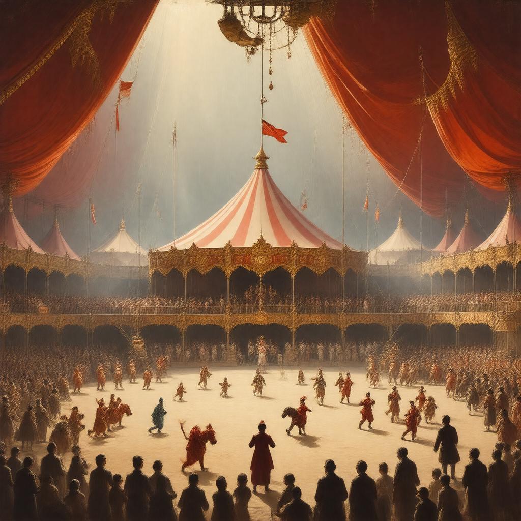 Click to view larger image AI-created image of Moscow Circus