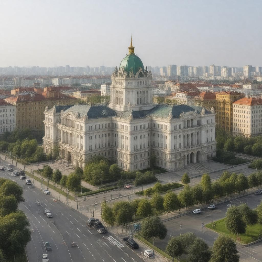 AI-created image of Moscow City Duma