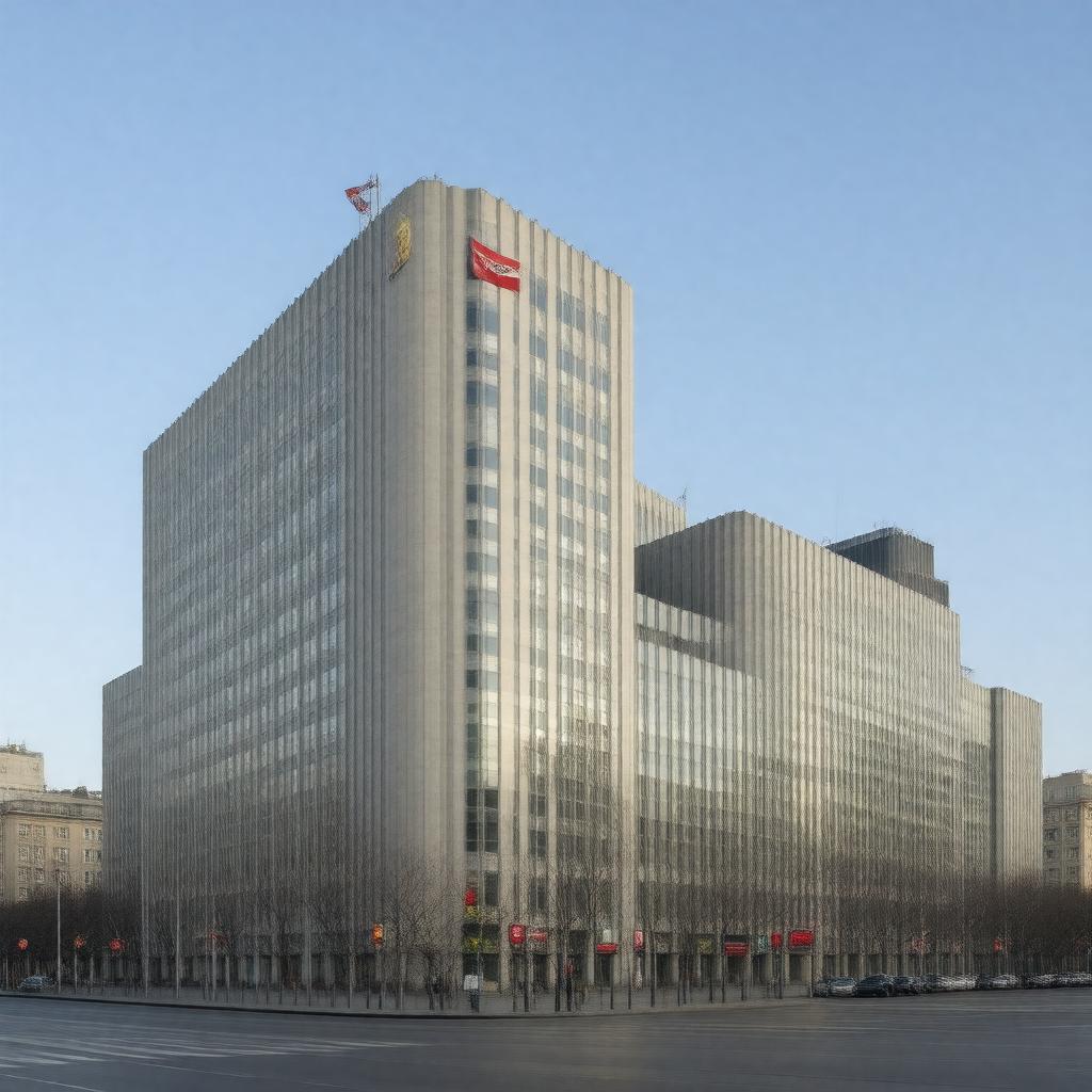AI-created image of Moscow Exchange