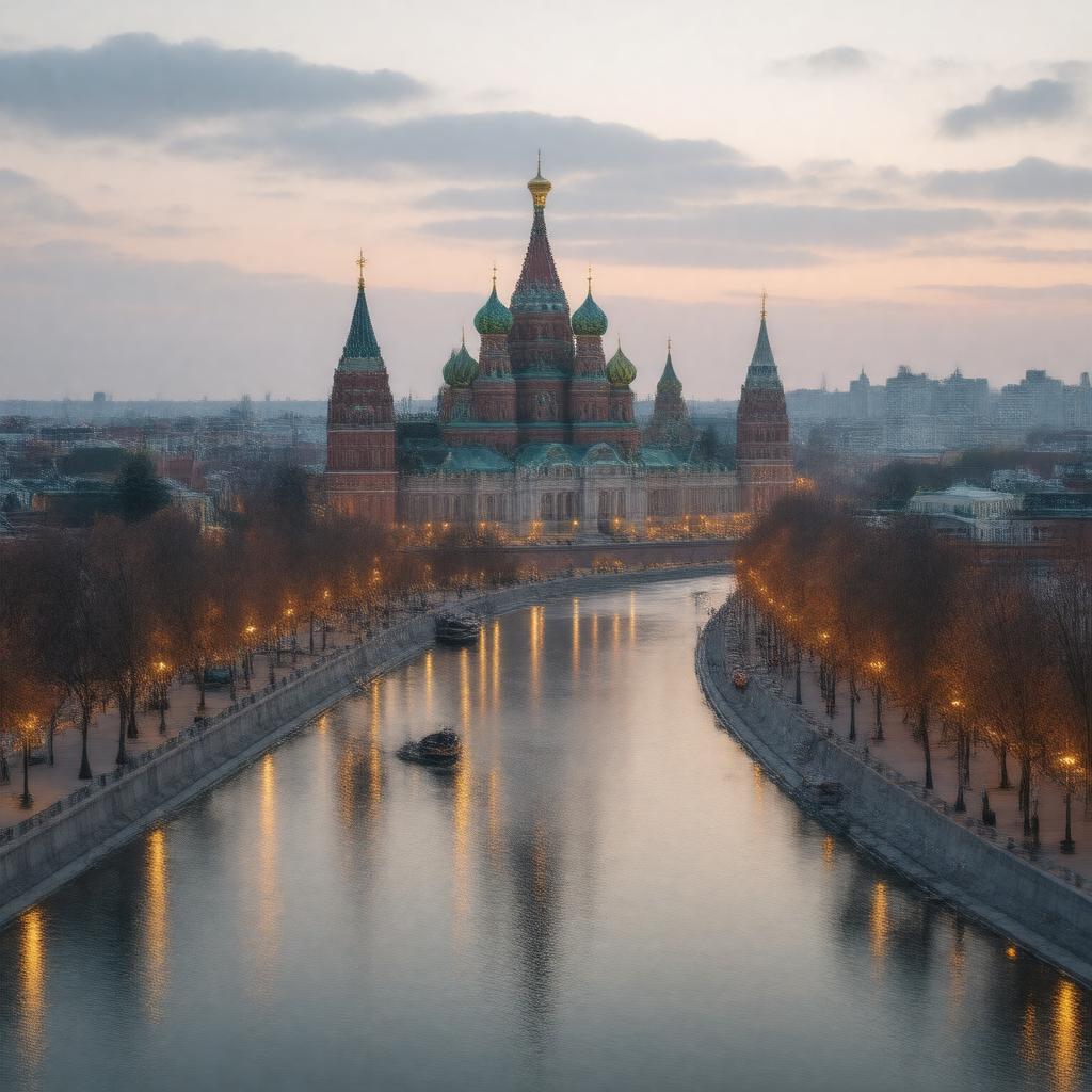AI-created image of Moscow, Russia