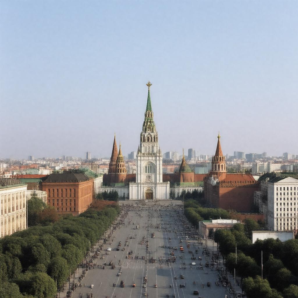AI-created image of Moscow, Russian SFSR, Soviet Union