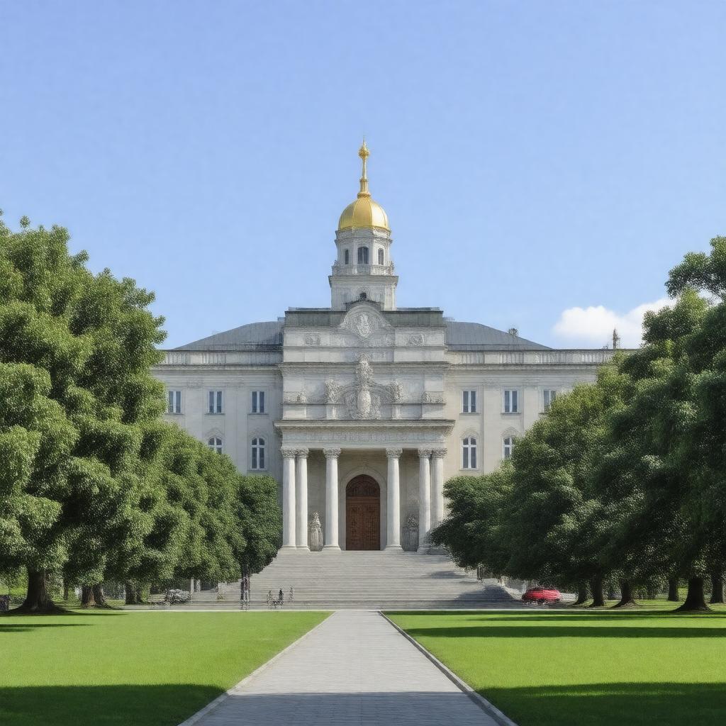 AI-created image of Moscow State Technical University