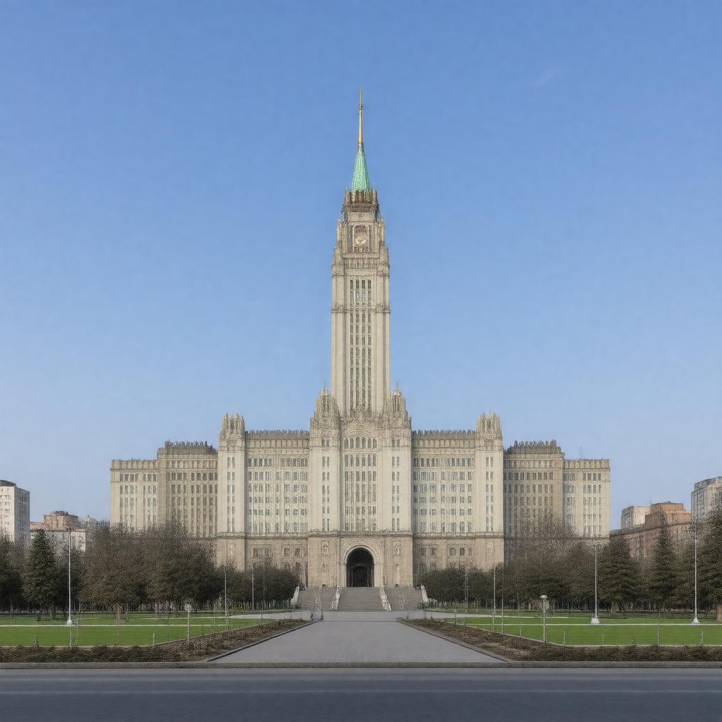 Click to view larger image AI-created image of Moscow State University of Economics